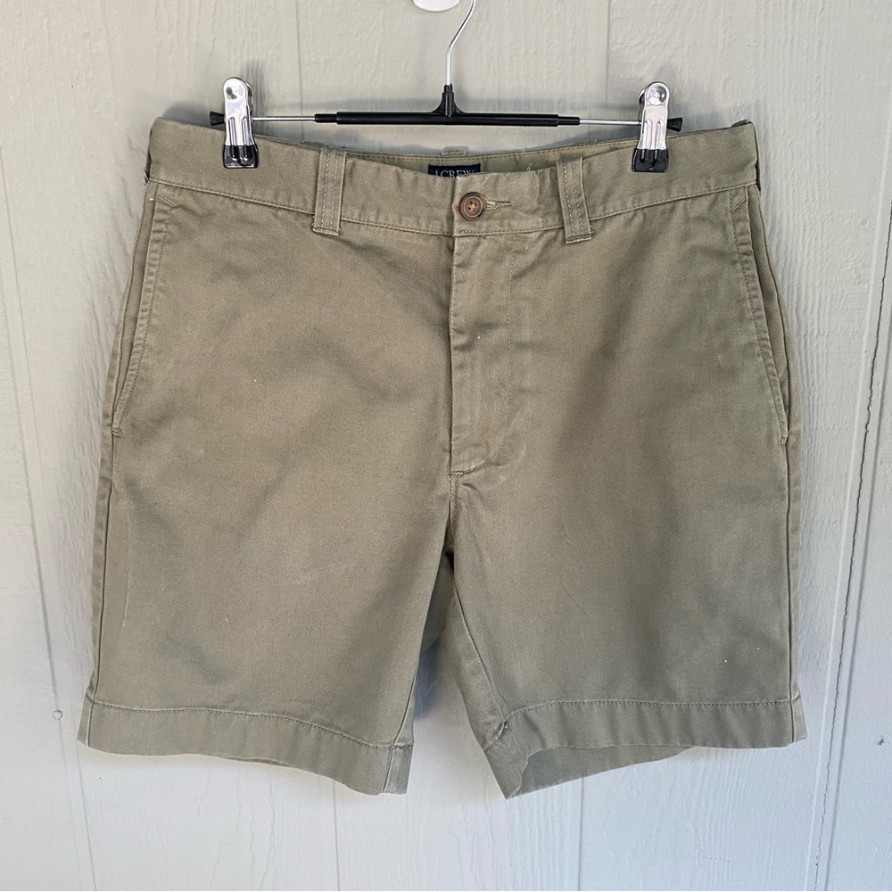 J Crew Shorts Men’s Reade Olive Size 30W Unisex